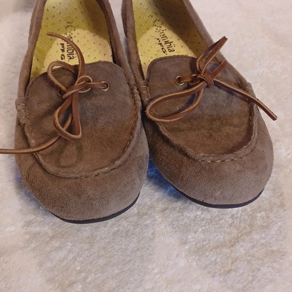 Eddie Bauer suade leather flats women's size 8 gray color - Picture 2 of 5